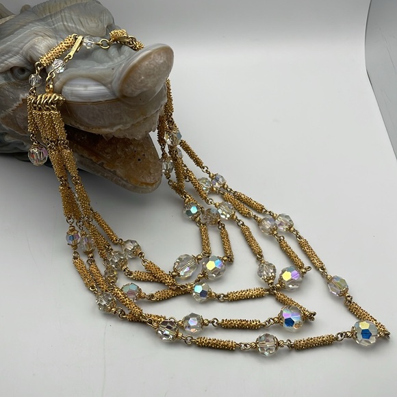 Vendome 5 strand necklace A34 🔥 - Picture 4 of 9